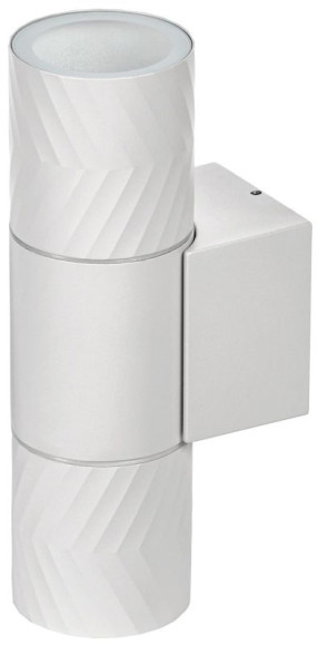 IEK LIGHTING Светильник уличный 5108 настенный под лампу 2хGU10 IP65 белый IEK, LT-UBU0-5108-GU10-2-K01