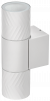 IEK LIGHTING Светильник уличный 5108 настенный под лампу 2хGU10 IP65 белый IEK, LT-UBU0-5108-GU10-2-K01
