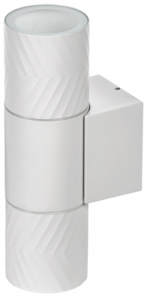 IEK LIGHTING Светильник уличный 5108 настенный под лампу 2хGU10 IP65 белый IEK, LT-UBU0-5108-GU10-2-K01