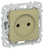 IEK FLITE Розетка без заземления без защитных шторок 10А РС01-0-ФлО оливковый IEK, FI-R10-10-K26