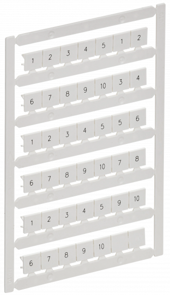 IEK ARMAFIX Маркер для CTS 10мм2 "1-10" IEK, AF-CT10D-M-010-01