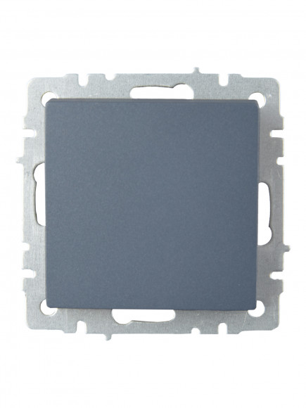 IEK BRITE Выключатель 1-клавишный самовозвратный 10А ВС10-1-4-БрМ маренго , BR-V14-0-10-K35