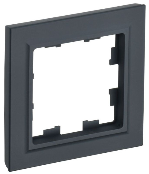 IEK BRITE Рамка 1-местная РУ-1-БрГ графит IEK, BR-M12-K53
