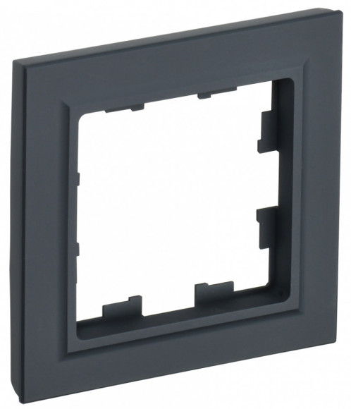 IEK BRITE Рамка 1-местная РУ-1-БрГ графит IEK, BR-M12-K53