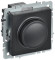 IEK BRITE Светорегулятор поворотно-нажимной 600Вт СС10-1-0-БрЧ черный IEK, BR-D20-0600-K02
