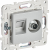 SKANDY Розетка двойная TV+RJ45 кат.6 SK-A15S серебряный IEK, SK-AK20-2-K23