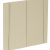 FORTE&amp;PIANO Выключатель 2-клавишный 10А FP405 ваниль IEK, FP-V20-0-10-1-K10