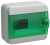 IEK TEKFOR Корпус пластиковый КМПн-8 IP65 зеленая прозрачная дверь IEK, TF5-KP72-N-08-65-K03-K06