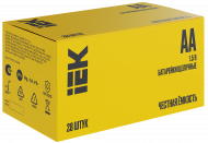 Батарейка щелочная Alkaline LR06/AA (28/бокс) IEK, ABT-LR06-OP-B28
