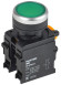 IEK Кнопка d=22мм 1NO+1NC зелёная MASTER IEK, MI-BT60-11-3-22-K06