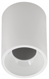 LIGHTING Светильник 4111 накладной потолочный под лампу GU10 белый пластик IEK, LT-UPB0-4111-GU10-1-K01