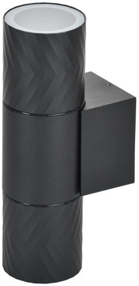 IEK LIGHTING Светильник уличный 5108 настенный под лампу 2хGU10 IP65 черный IEK, LT-UBU0-5108-GU10-2-K02