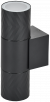 IEK LIGHTING Светильник уличный 5108 настенный под лампу 2хGU10 IP65 черный IEK, LT-UBU0-5108-GU10-2-K02
