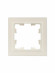 IEK BRITE Рамка 1-местная РУ-1-БрЖ жемчуг , BR-M12-K36