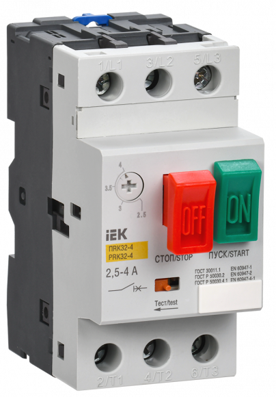 IEK Пускатель ПРК32-4 In=4A Ir=2,5-4A Ue 660В IEK, DMS11-004