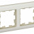 BRITE Рамка 2-местная РУ-2-Бр бежевый/жемчужный IEK, BR-M22-12-1-K10