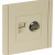 FORTE&amp;PIANO Розетка двойная TV+RJ45 кат.6 FP437 ваниль IEK, FP-AK20-2-K10