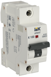 ARMAT Автоматический выключатель M10H 1P K 100А IEK, AR-M10H-1-K100 ARMAT Автоматический выключатель M10H 1P K 100А IEK, AR-M10H-1-K100