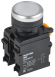 IEK Кнопка с фиксацией d=22мм 1NO+1NC белая MASTER IEK, MI-BT60-11T-3-21-K01