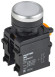 IEK Кнопка с фиксацией d=22мм 1NO+1NC белая MASTER IEK, MI-BT60-11T-3-21-K01