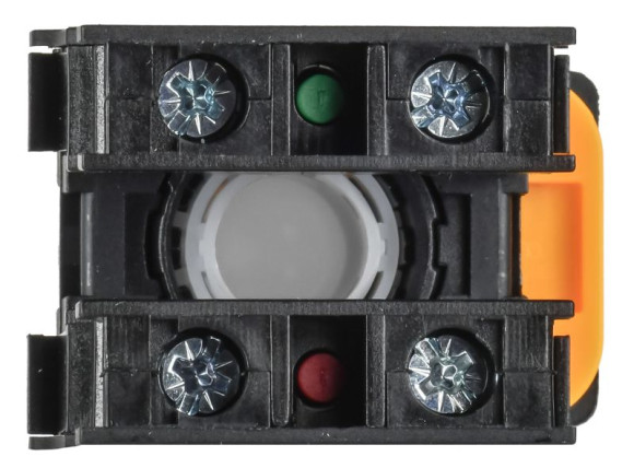IEK Кнопка с фиксацией d=22мм 1NO+1NC белая MASTER IEK, MI-BT60-11T-3-21-K01