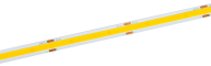 Лента светодиодная 5м COB 480LED/м 11Вт/м IP20 ширина 8мм 24В теплый белый IEK, LSR11-1-480-20-1-05