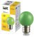 IEK LIGHTING Лампа светодиодная декоративная G45 шар 1Вт 230В зеленый E27 IEK, LLE-G45-1-230-G-E27