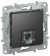 IEK IEKETIKA Розетка компьютерная RJ45 категория 5Е UTP 6726411 антрацит IEK