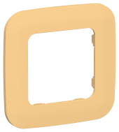 FLITE Рамка 1-местная РУ-1-А-ФлЗ золотарник IEK, FI-M12-31-20-K90