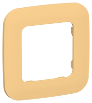 FLITE Рамка 1-местная РУ-1-А-ФлЗ золотарник IEK, FI-M12-31-20-K90