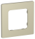 IEK FLITE Рамка 1-местная РУ-1-К-ФлШ шампань IEK, FI-M12-32-20-K37