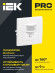 IEK Датчик движения ДД 030 белый 500Вт 160гр 9м IP20 IEK, LDD12-030-500-001