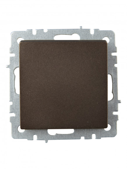 IEK BRITE Выключатель 1-клавишный самовозвратный 10А ВС10-1-4-БрТБ темная бронза , BR-V14-0-10-K45