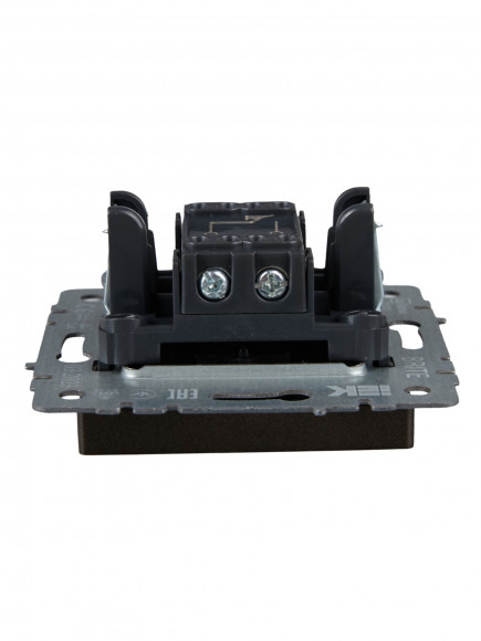 IEK BRITE Выключатель 1-клавишный самовозвратный 10А ВС10-1-4-БрТБ темная бронза , BR-V14-0-10-K45