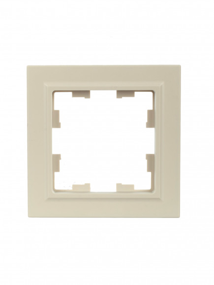 IEK BRITE Рамка 1-местная РУ-1-БрКр бежевый , BR-M12-K10