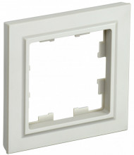 BRITE Рамка 1-местная РУ-1-БрКр бежевый , BR-M12-K10