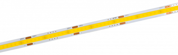 IEK Лента светодиодная 5м COB 312LED/м 8Вт/м IP20 ширина 8мм 24В холодный белый IEK, LSR11-2-312-20-1-05