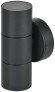 IEK LIGHTING Светильник уличный 5113 настенный под лампу 2хGU10 IP65 черный IEK, LT-UPU0-5113-GU10-2-K02