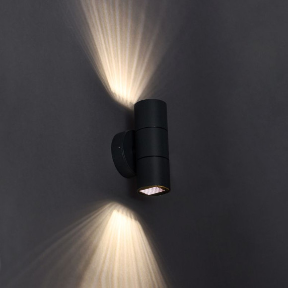 IEK LIGHTING Светильник уличный 5113 настенный под лампу 2хGU10 IP65 черный IEK, LT-UPU0-5113-GU10-2-K02