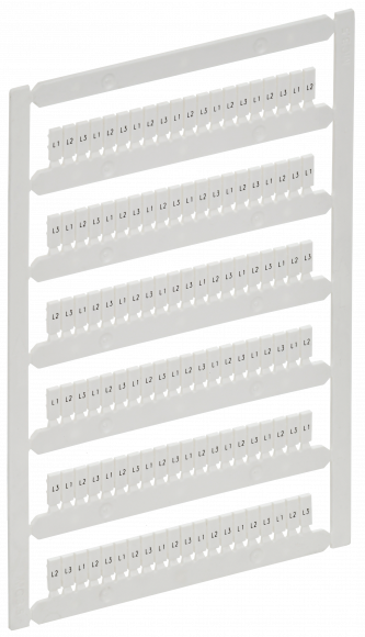 IEK ARMAFIX Маркер для CP 1,5мм2 с символами "L1; L2; L3" IEK, AF-CT10D-M-D15-22