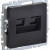 BRITE Розетка компьютерная двойная RJ45 кат.5E РК10-2-БрЧ черный IEK, BR-K20-1-K02