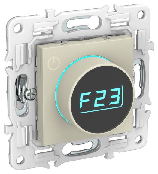 IEK SKANDY Термостат электронный с индикацией SK-T01B бежевый , SK-RT11-K10