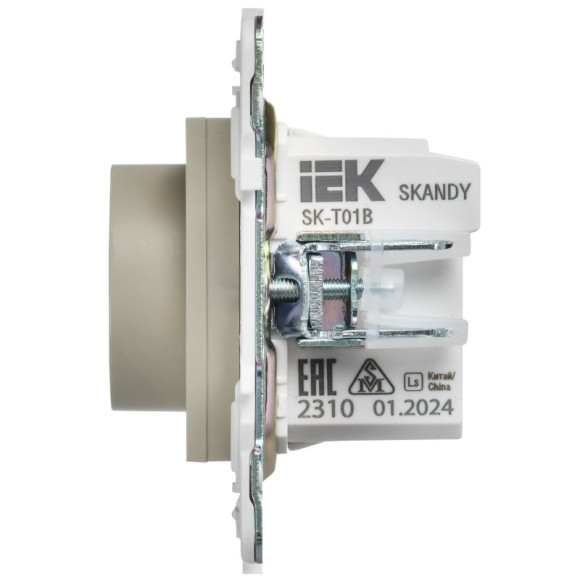 IEK SKANDY Термостат электронный с индикацией SK-T01B бежевый , SK-RT11-K10