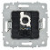 IEK BRITE Розетка компьютерная RJ45 кат.5E РК10-БрГН металл хром/никель IEK, BR-K10-1-M-K23