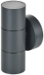 IEK LIGHTING Светильник уличный 5113 настенный под лампу 2хGU10 IP65 серый IEK, LT-UPU0-5113-GU10-2-K03