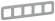 IEK FLITE Рамка 5-местная РУ-5-А-ФлС серый IEK, FI-M52-31-20-K03, Artistic