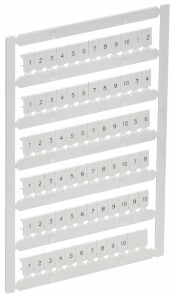 IEK ARMAFIX Маркер для CTS/CP 4мм2 с символами "1-10" IEK, AF-CT10D-M-004-01