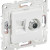 SKANDY Розетка двойная TV+RJ45 кат.6 SK-A15W арктический белый IEK, SK-AK20-2-K01