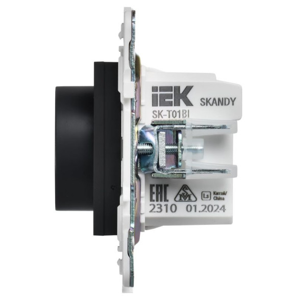 IEK SKANDY Термостат электронный с индикацией SK-T01Bl черный , SK-RT11-K02