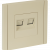FORTE&amp;PIANO Розетка двойная RJ11+RJ45 кат.5E FP435 ваниль IEK, FP-KT20-O-1-K10